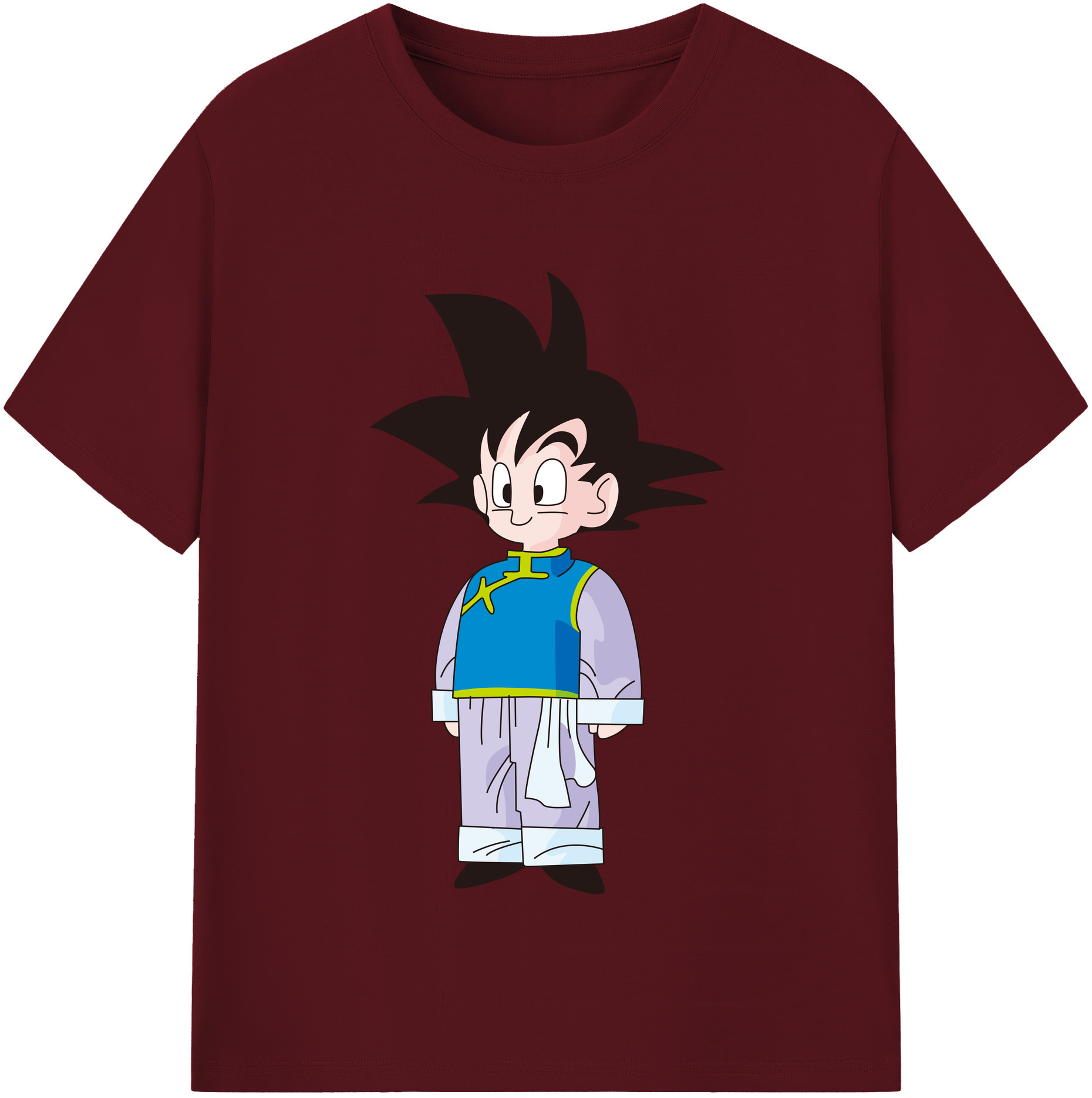 （画像用） ドラゴンボール 孫悟空（そん ごくう）Son Goku カカロット DRAGON BALL Kakarotto 綿100％半袖Tシャツ（フロントプリント）
